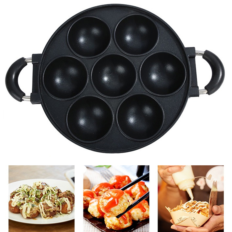 Cast Iron Corn - 7 отверстий, кастрюля для приготовления пирожных,